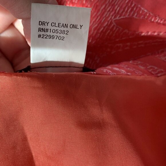 Tocca Coral Pink Floral Textured Pencil Skirt Sz 6 Romantic Feminine Whimsical - Picture 11 of 12